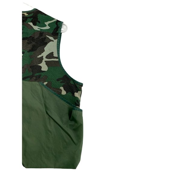 GAME WINNER SPORTSWEAR Vest Mens Fishing/Hunting Green Camouflage Width 23.5 in - Picture 8 of 10